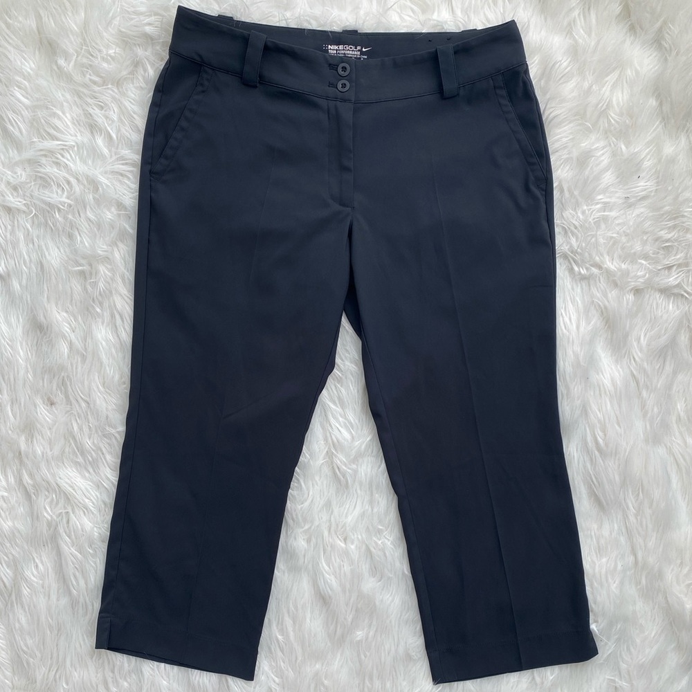 Nike | Black Cropped Golf Pants